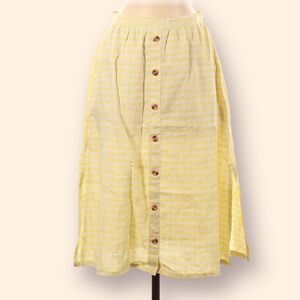 new w/o tags yellow 'faithfull the brand" skirt from revolve